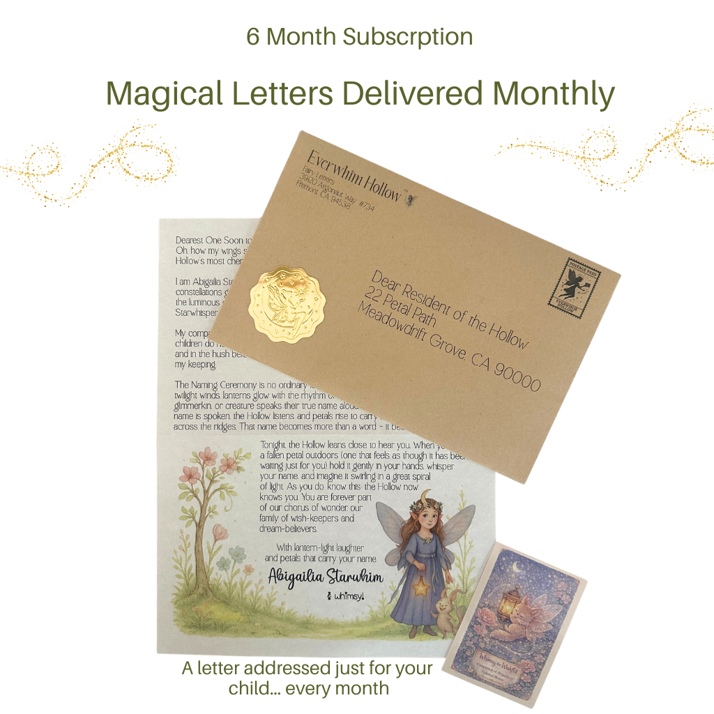 Magical letters addressed to your child every month