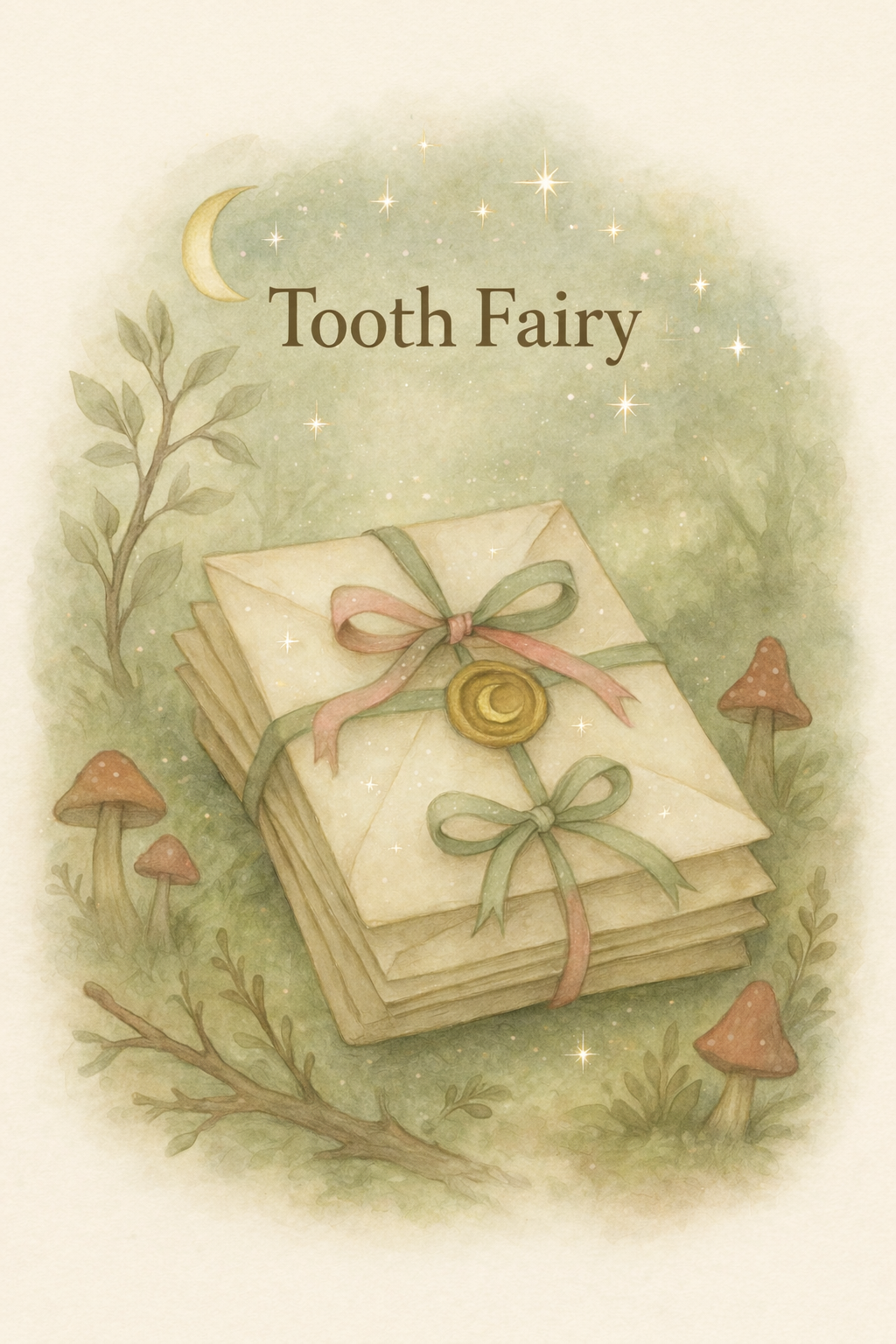 Magical tooth fairy letter from Twilabelle Gleamgrin for kids