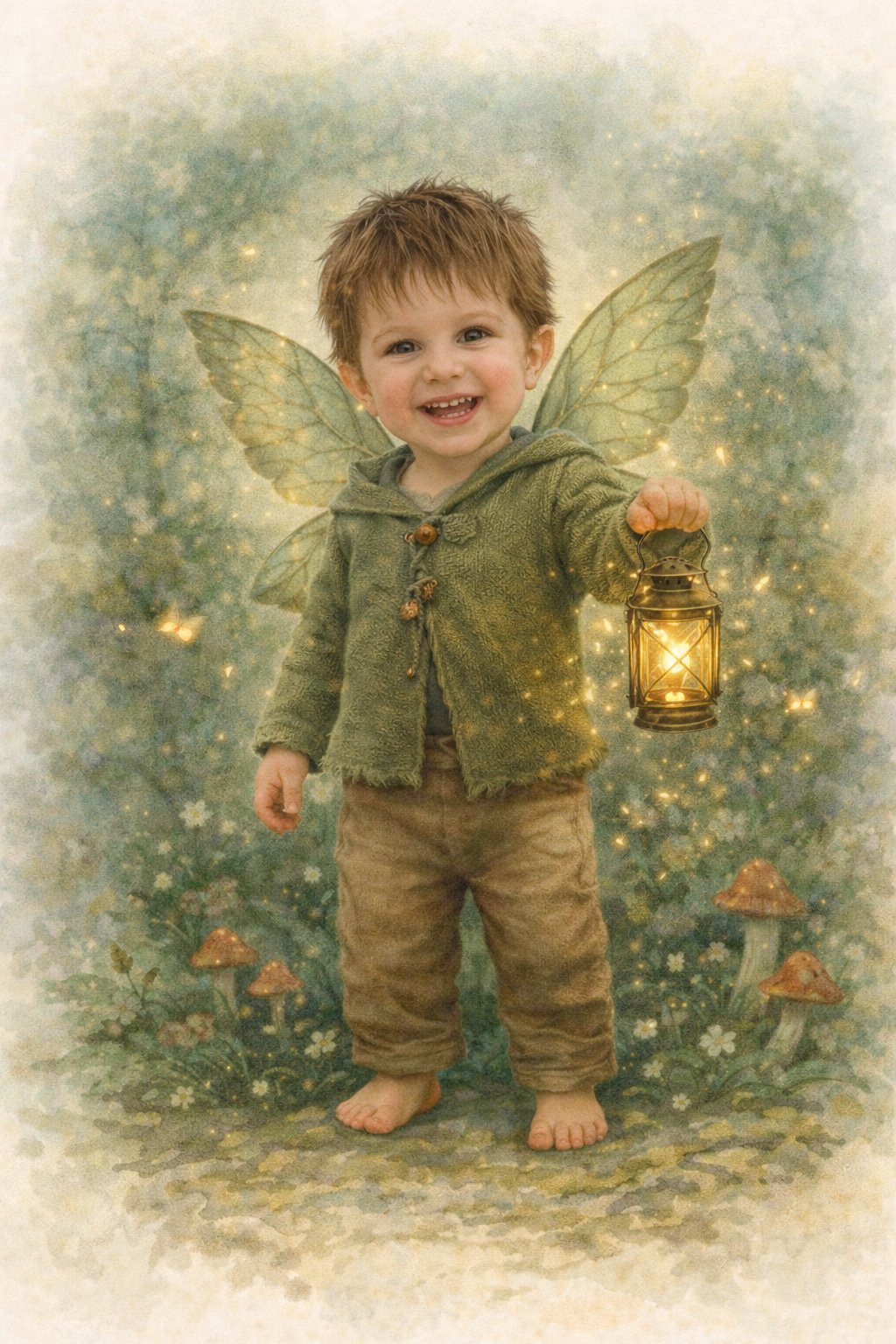 Glimmerkin style custom portrait of your child in Everwhim Hollow
