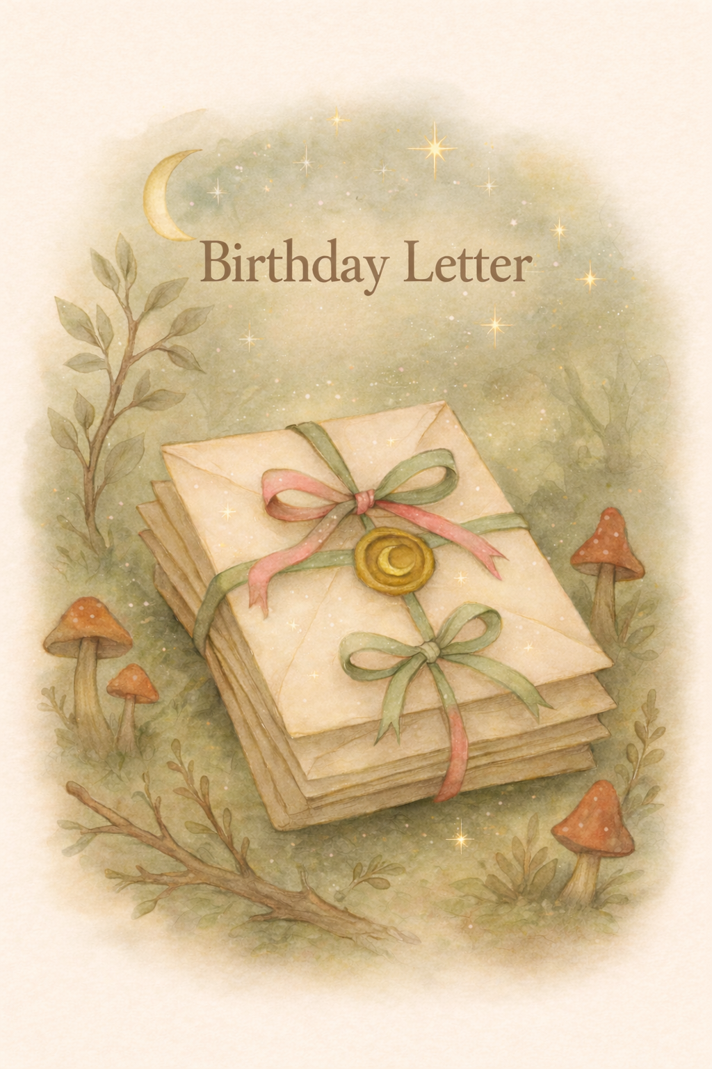 Everwhim Hollow Personalized Birthday Letter